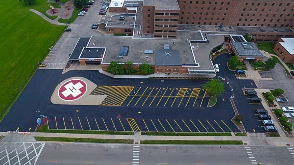 commercial hospital parking lot 02